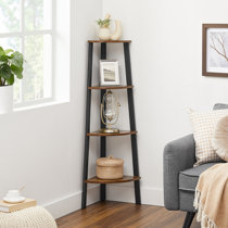 Small corner deals ladder shelf